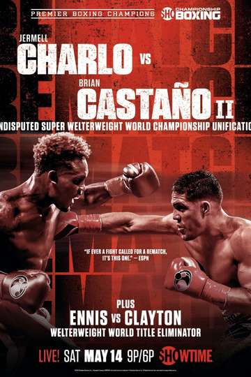 Jermell Charlo vs Brian Castaño II Poster