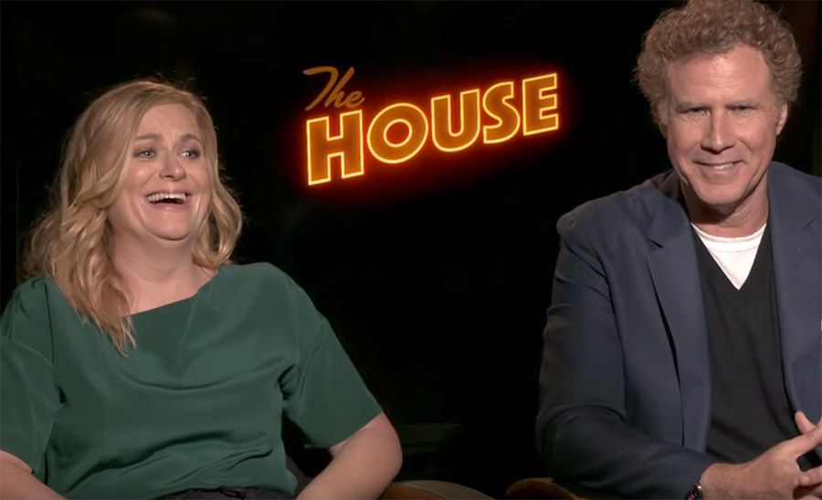 Amy Poehler and Will Ferrell from The House