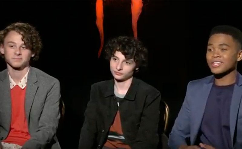 Wyatt Oleff, Finn Wolfhard, Chosen Jacobs from It