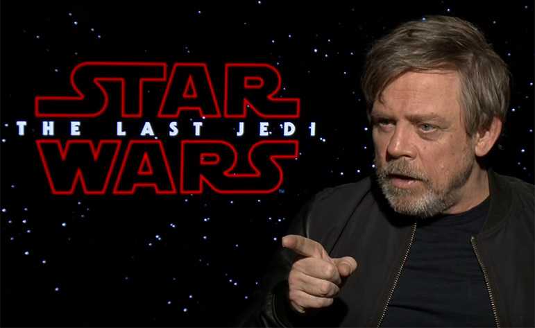 Mark Hamill from Star Wars: The Last Jedi