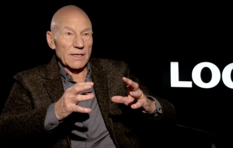 Patrick Stewart from Logan