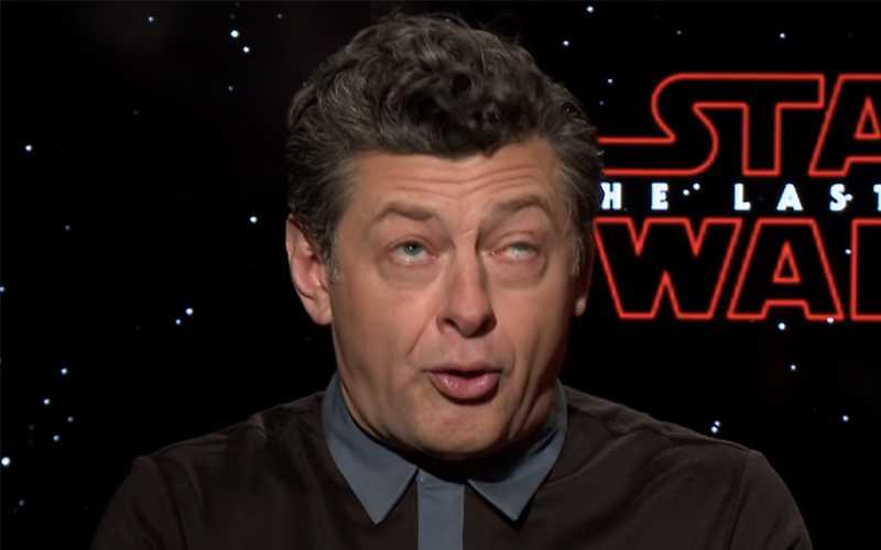 Andy Serkis from Star Wars: The Last Jedi