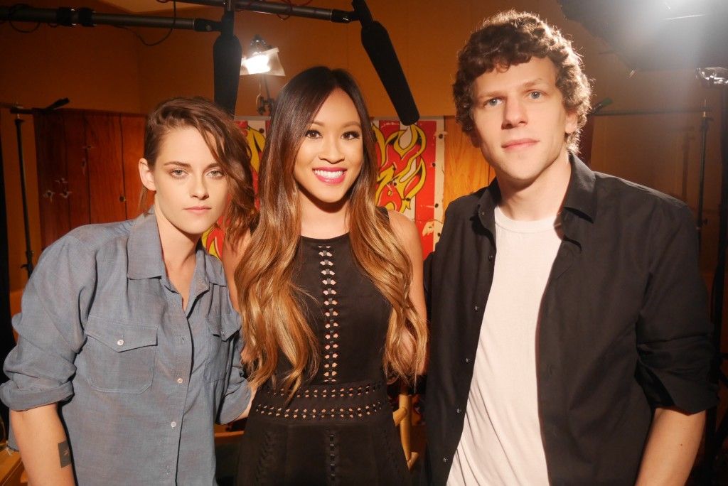 Kristen Stewart, Kylie Erica Mar and Jesse Eisenberg