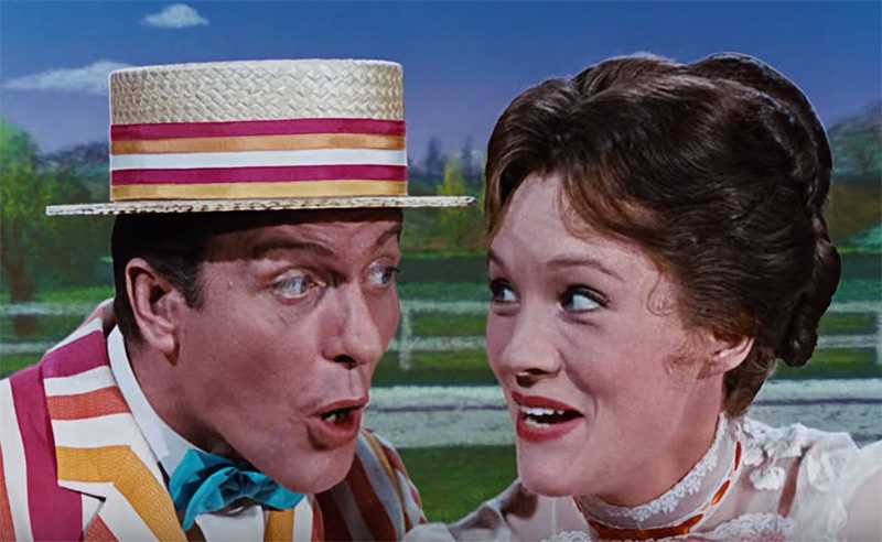 Dick Van Dyke and Julie Andrews