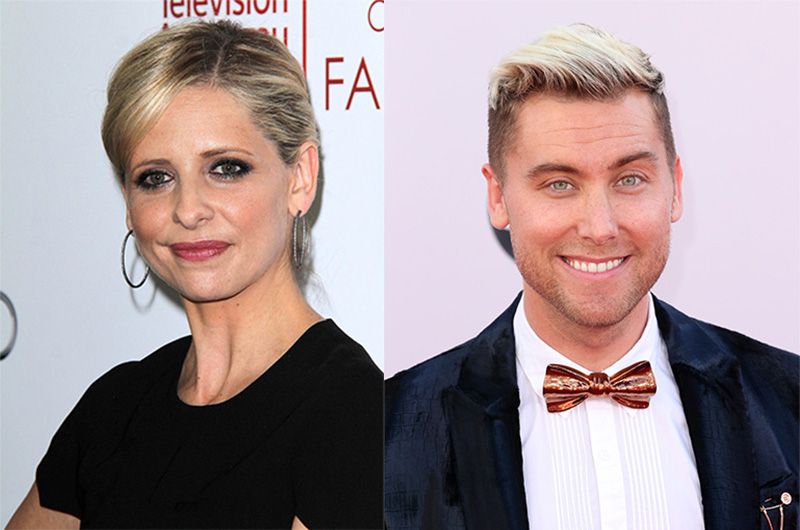 Sarah Michelle Gellar and Lance Bass