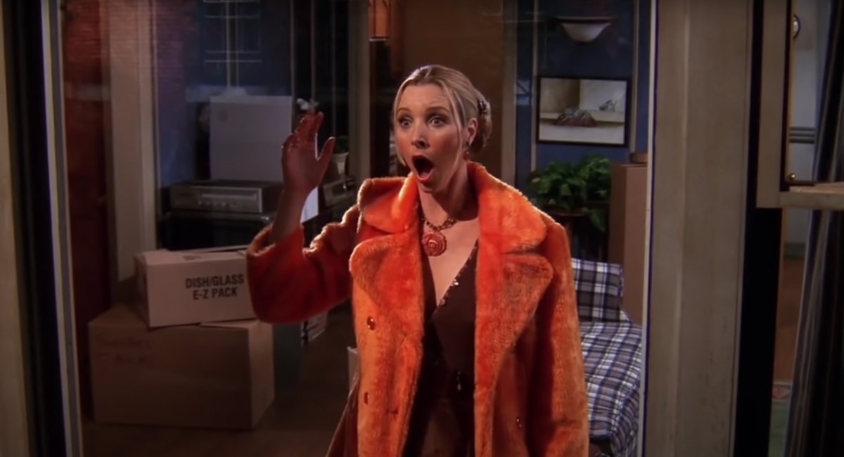 Phoebe finds out about Chandler and Monica