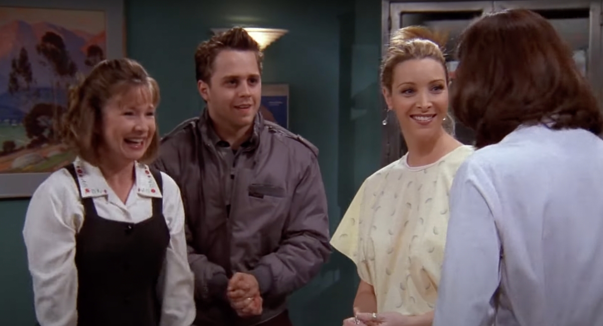 Phoebe and her brother Frank at the hospital