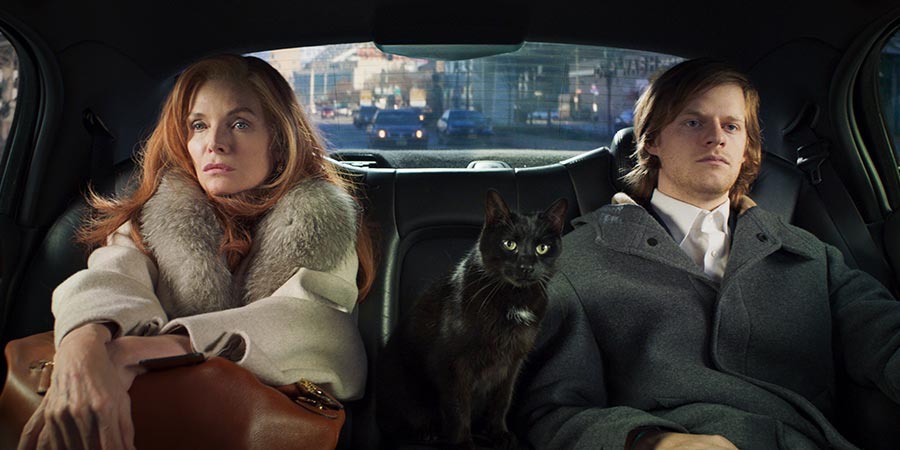 Michelle Pfeiffer and Lucas Hedges in 'French Exit'