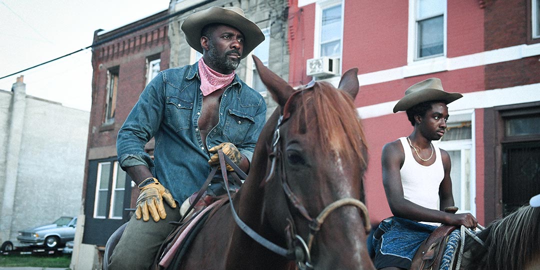 Idris Elba and Caleb McLaughlin in 'Concrete Cowboy'