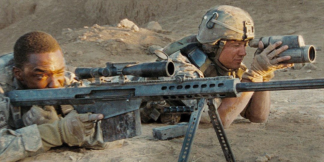 Anthony Mackie (L) and Jeremy Renner (R) in 'The Hurt Locker,' directed by Kathryn Bigelow