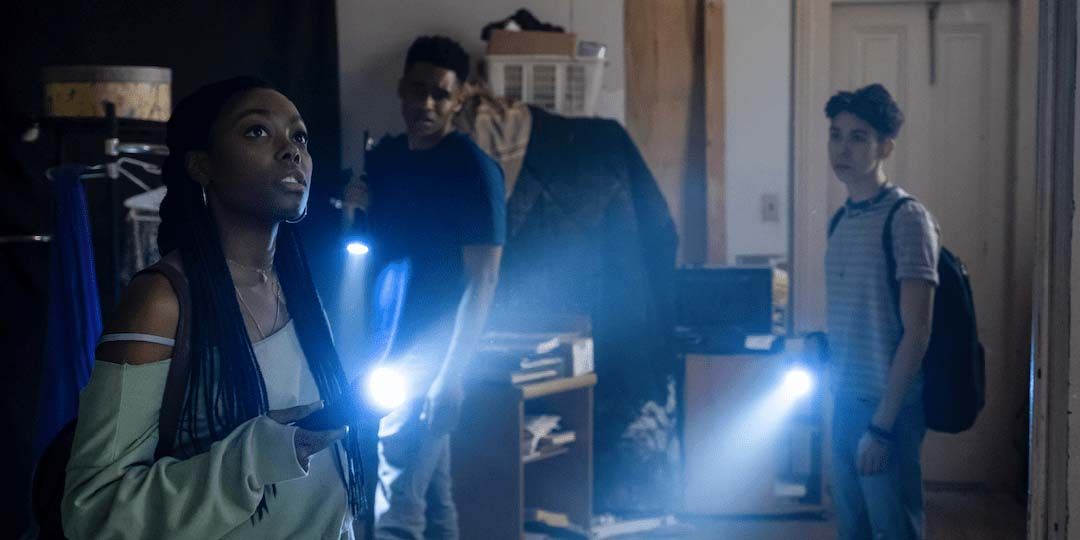 Asjha Cooper, Frabrizio Guido and Mason Beauchamp in ‘Black As Night’