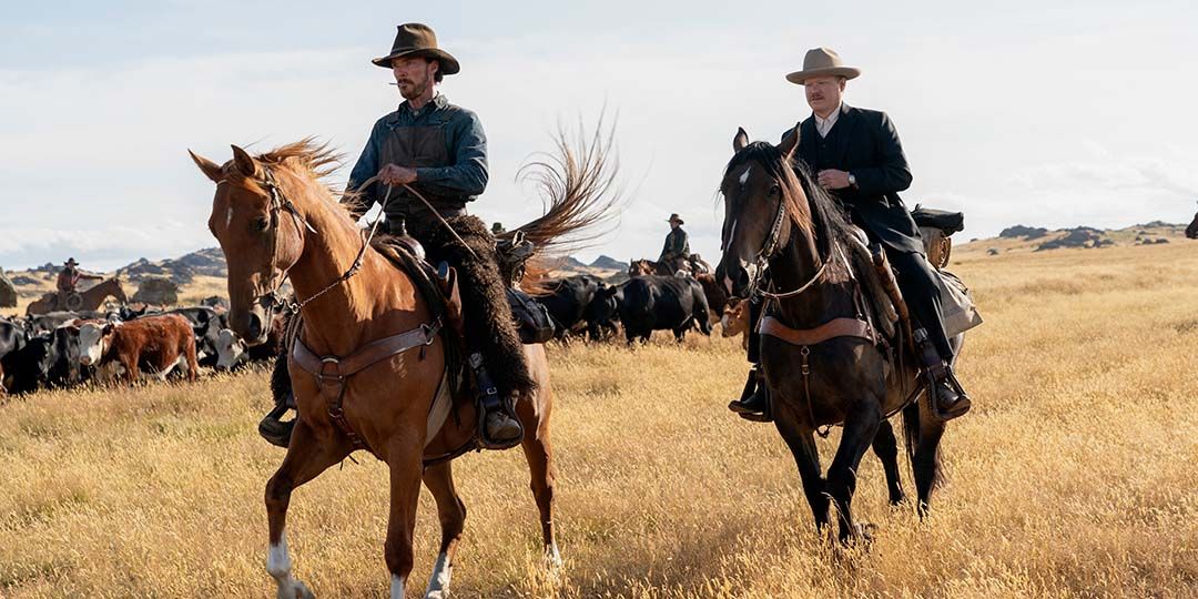 Benedict Cumberbatch and Jesse Plemons in 'The Power of the Dog,' directed by Jane Campion