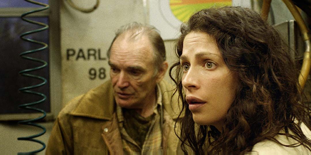 (L to R) Tom Bower and Joanne Kelly in 'Runoff'