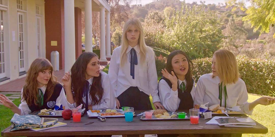 Zena Grey, Erika Cimino, Carlson Young, Brianne Tju and Alice Carroll Johnson in ‘The Blazing World’