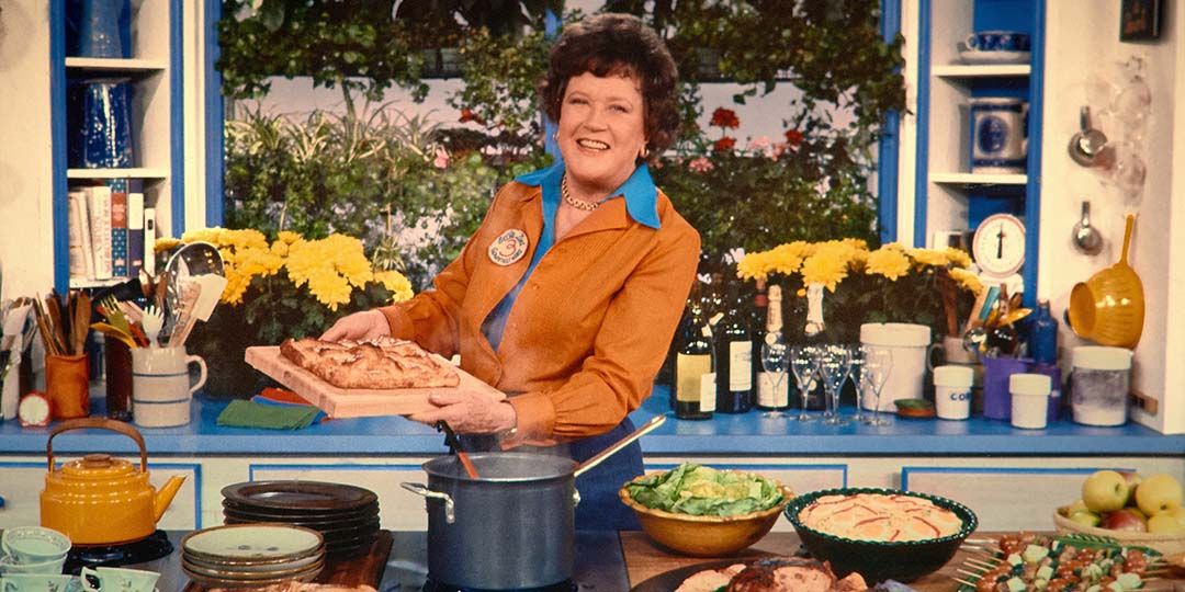 Julia Child in archival footage featured in 'Julia'