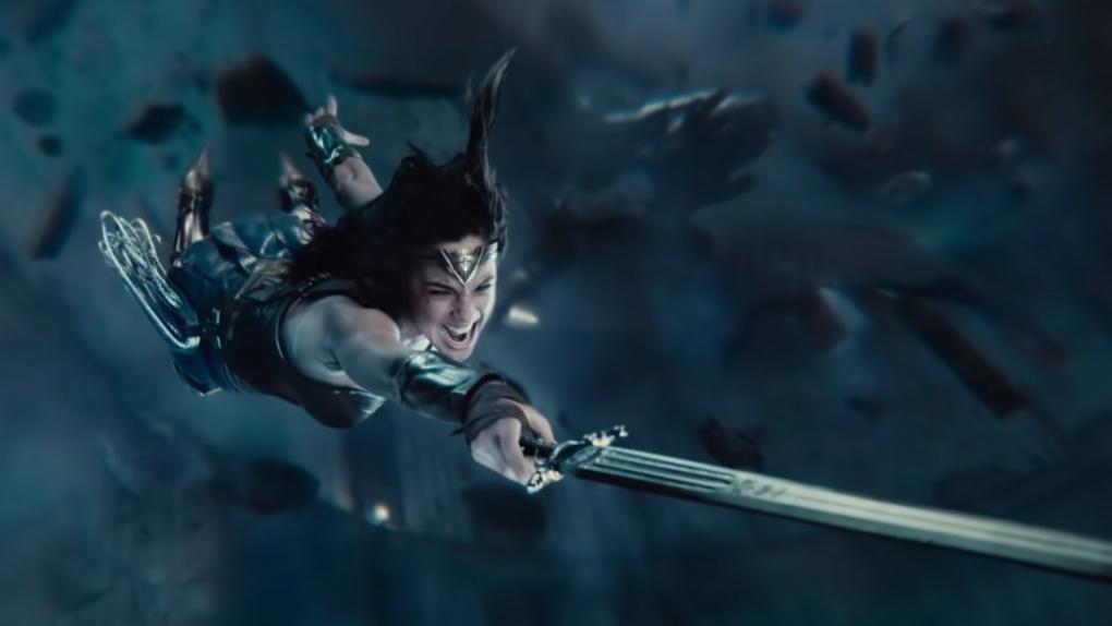 Gal Gadot in Zack Snyder's Justice League movie