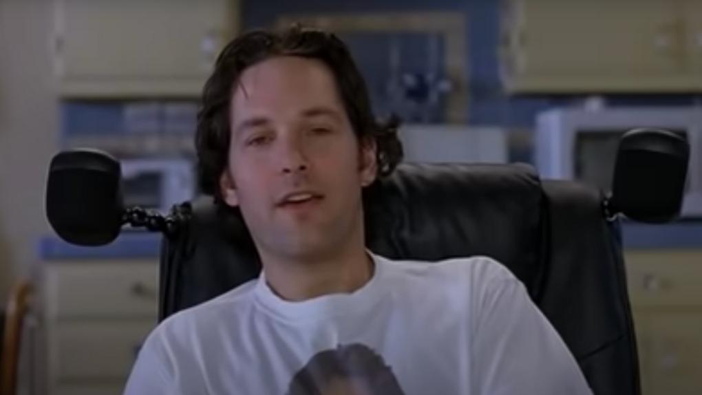 Paul Rudd in The 40 Year Old Virgin movie