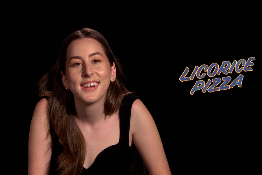 'Licorice Pizza' star Alana Haim talks about working on the new movie 