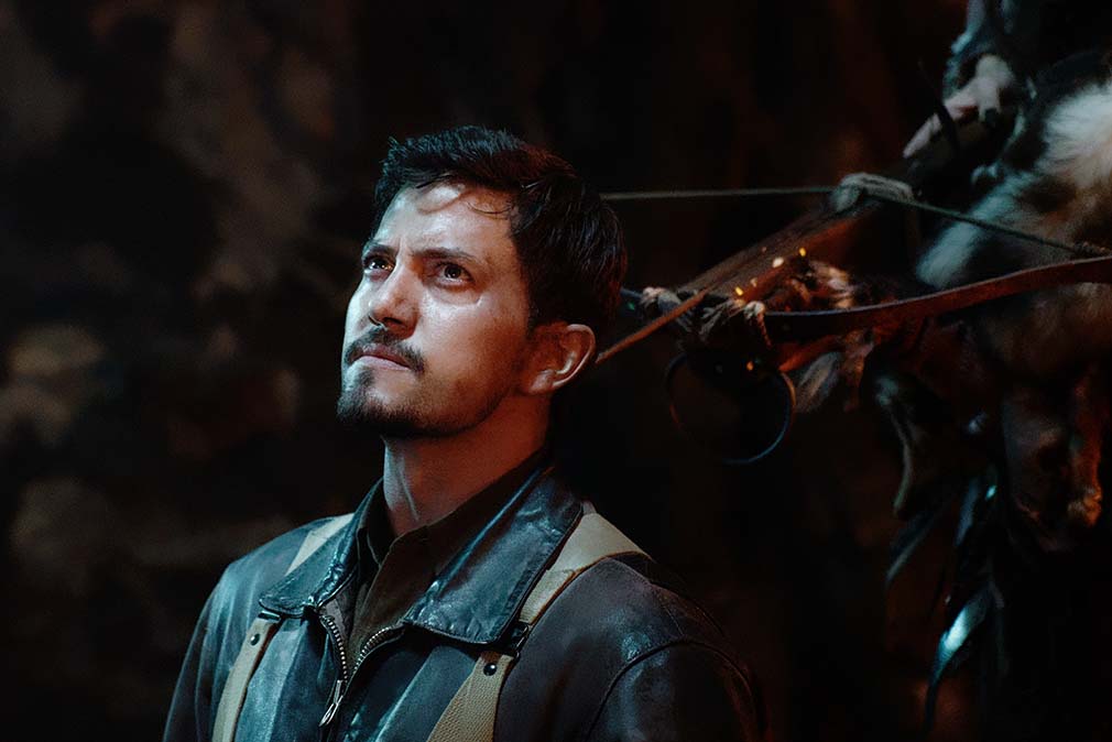 Jackson Rathbone as Walsh in the horror/supernatural thriller, WARHUNT, a Saban Films release. Photo courtesy of Saban Films.