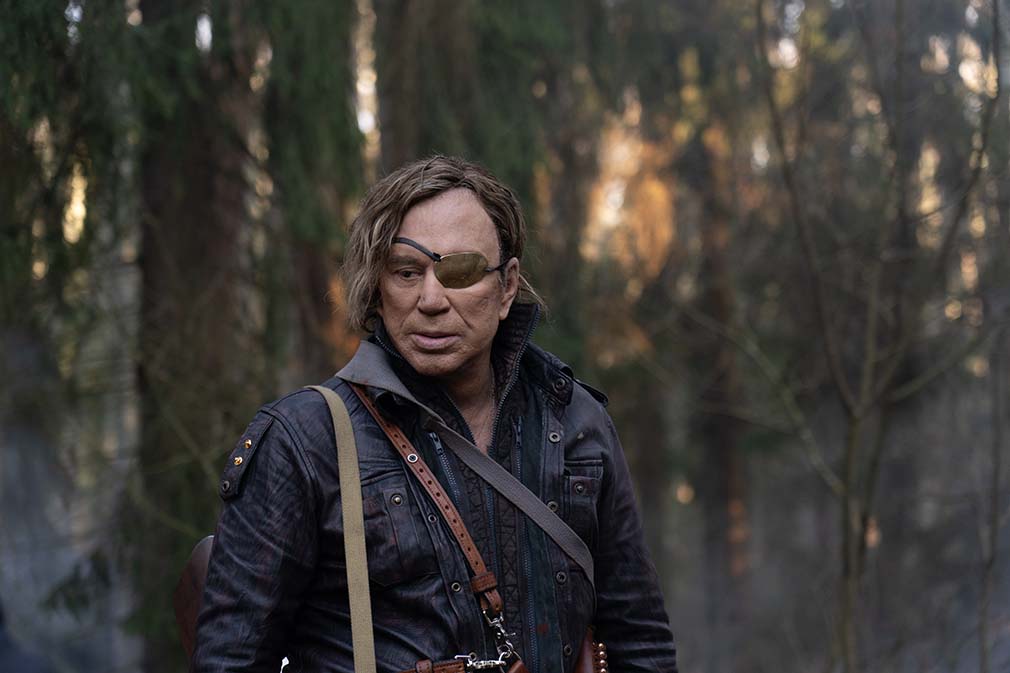 Mickey Rourke as Major Johnson in the horror/supernatural thriller, WARHUNT, a Saban Films release. Photo courtesy of Saban Films.