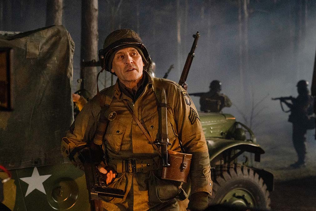 Robert Knepper as Sergeant Brewer in the horror/supernatural thriller, WARHUNT, a Saban Films release. Photo courtesy of Saban Films.