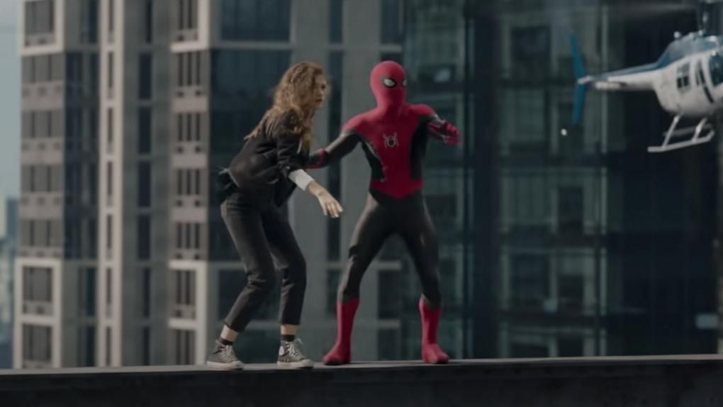 Tom Holland and Zendaya in 'Spider-Man: No Way Home'