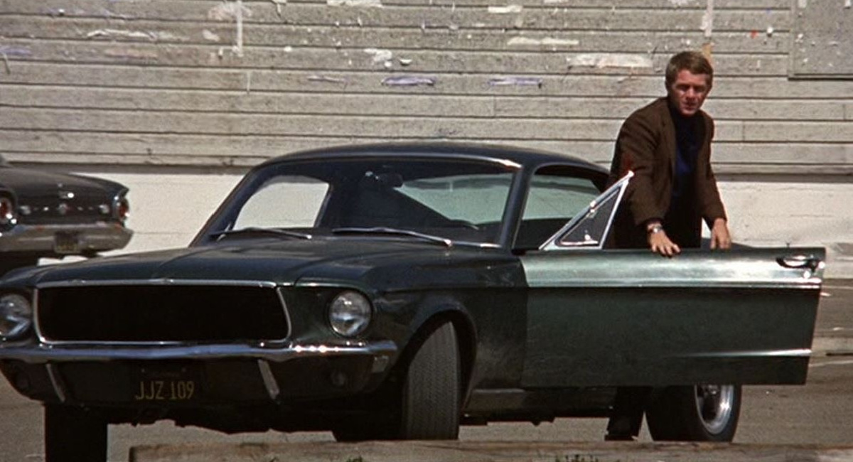 Steve McQueen and car