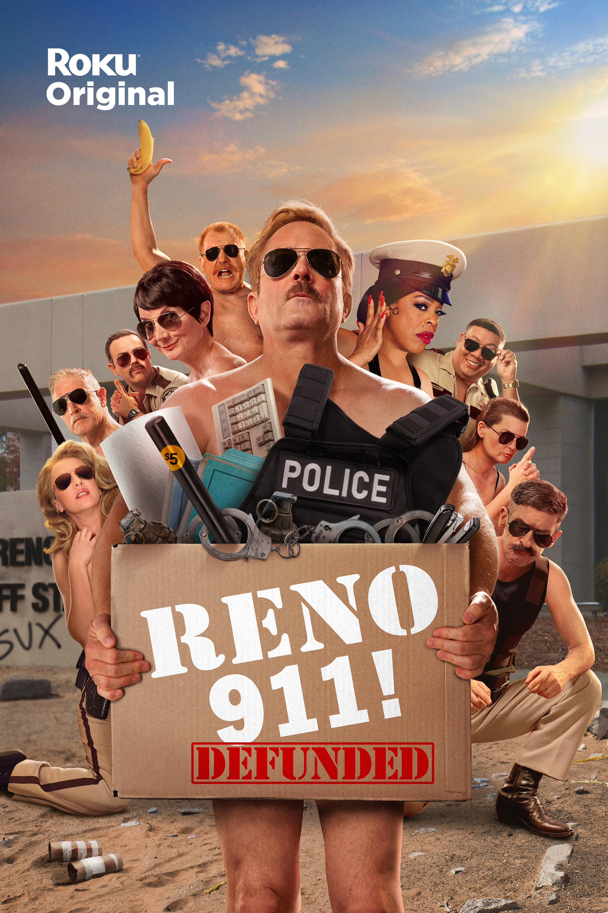 'Reno 911! Defunded' Roku Channel Poster