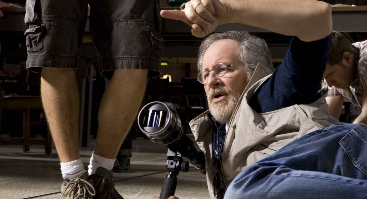 Steven Spielberg directing