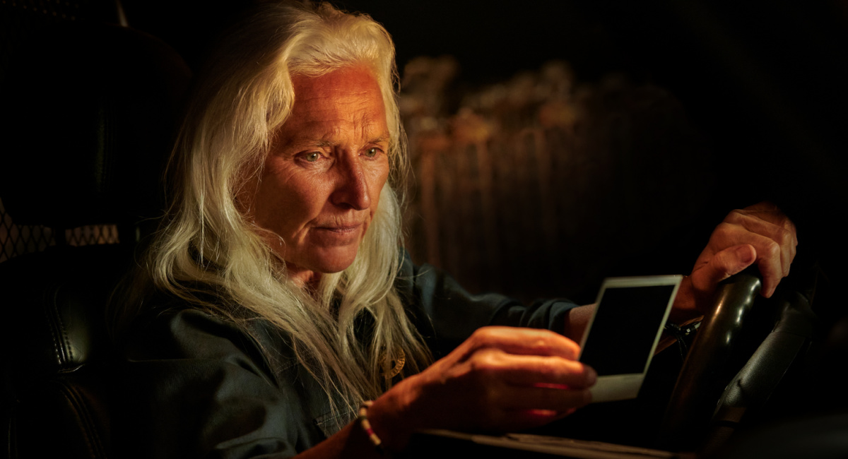 Olwen Four as Sally Hardesty in 'Texas Chainsaw Massacre.' Cr. Jana Blajeva / ©2021 Legendary, Courtesy of Netflix.