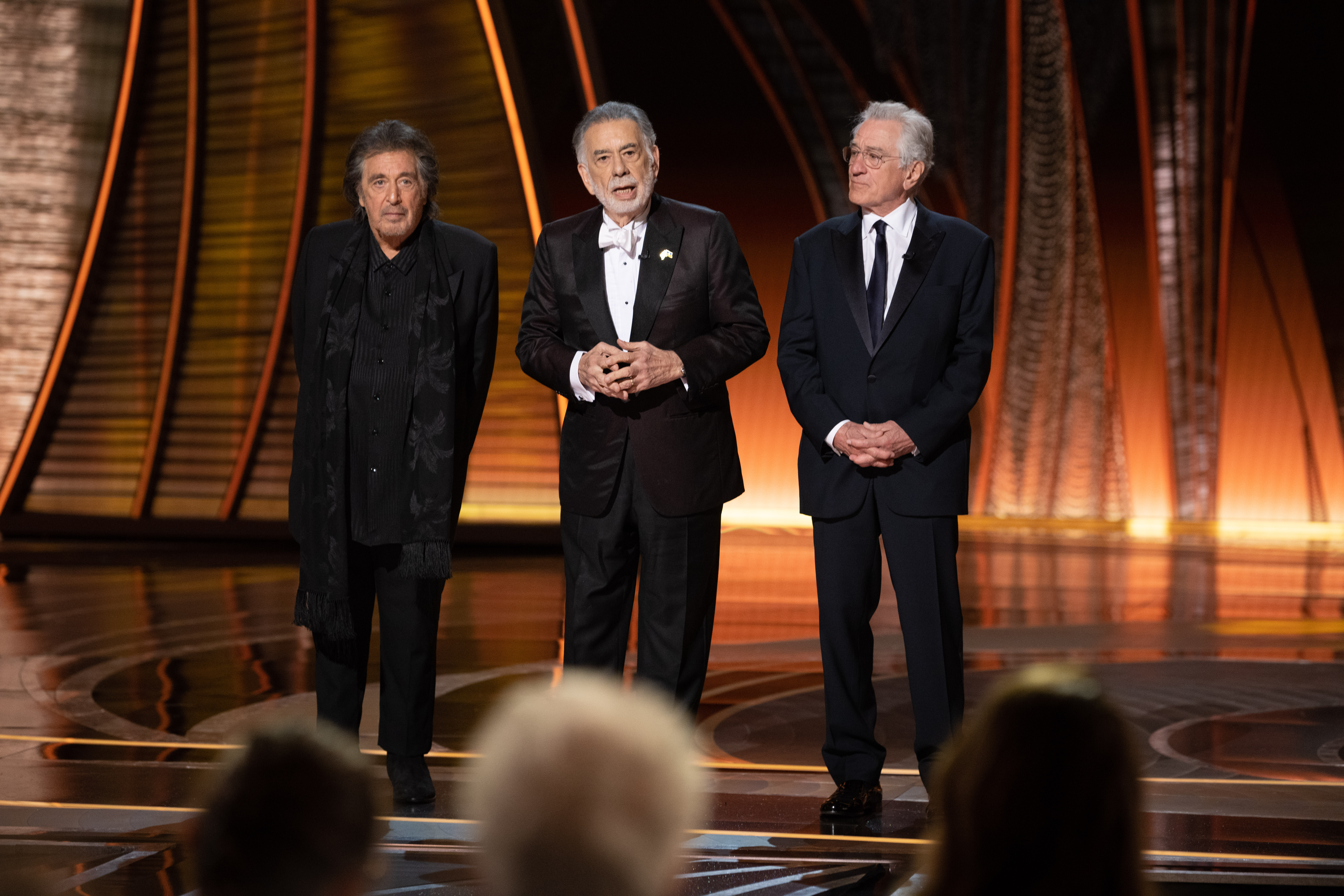 Al Pacino, Francis Ford Coppola and Robert De Niro