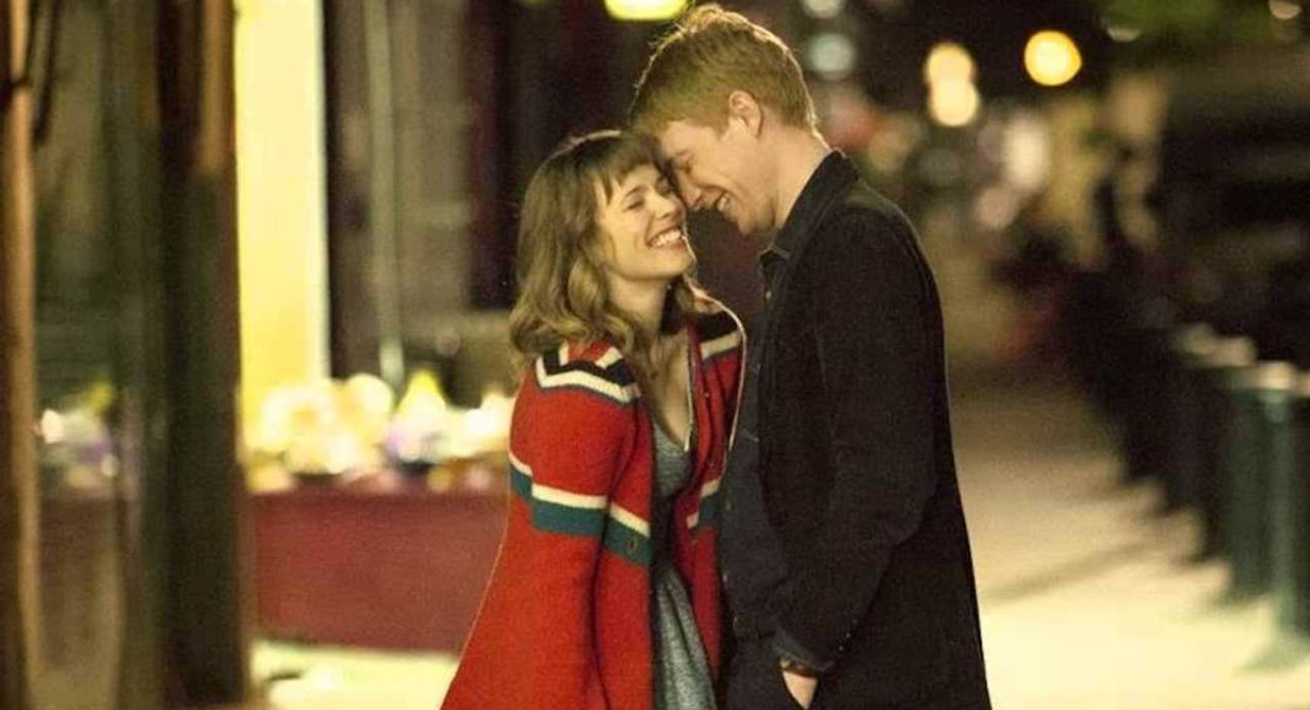 Rachel McAdams as Mary and Domhnall Gleeson as Tim Lake in 'About Time.'