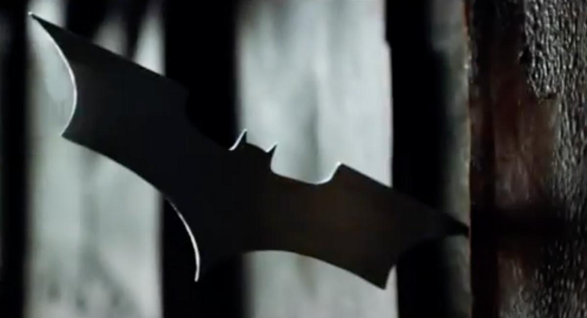 Batman's throwing star in 'Batman Begins' movie