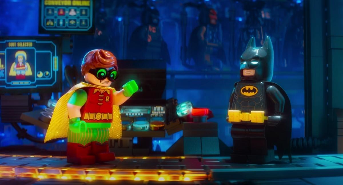 Michael Cera as Robin and Will Arnett as Batman in 'The Lego Batman Movie.'