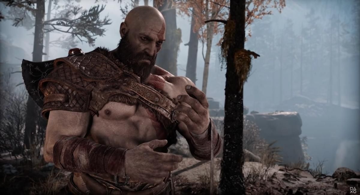 God of War in woods