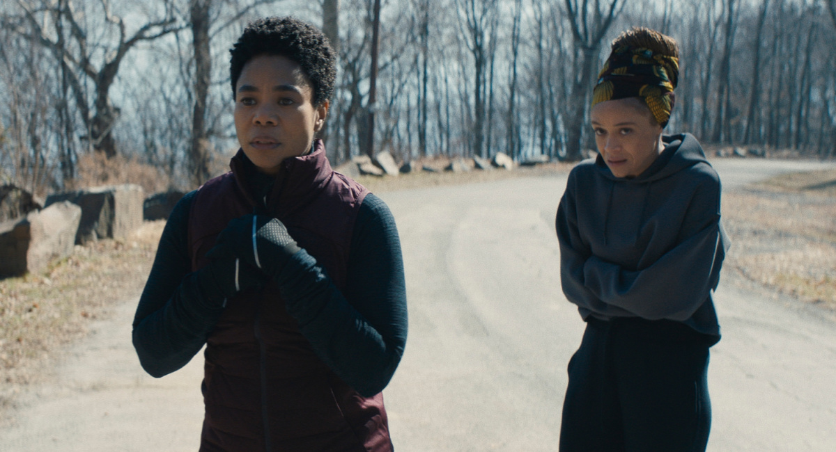 Regina Hall and Amber Gray in Master.