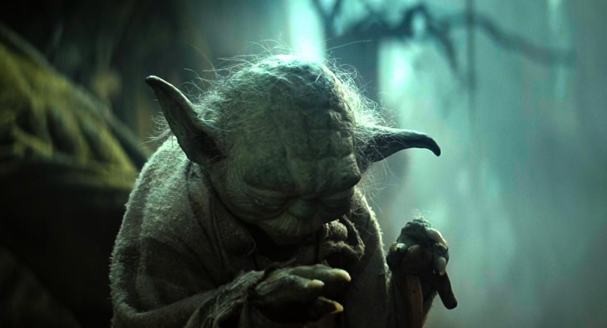 Yoda in Star Wars The Empire Strikes Back movie