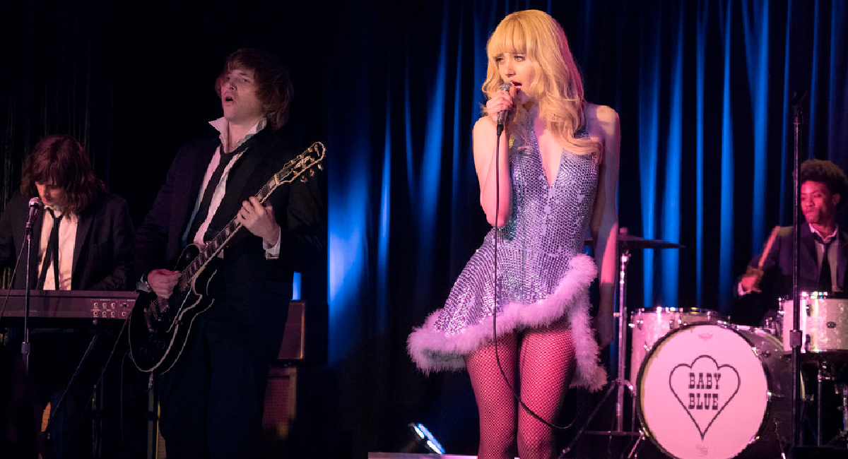 Emmy Rossum as Angelyne singing