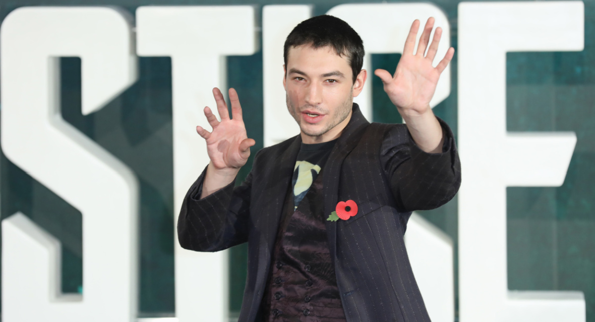 Ezra Miller at the premiere