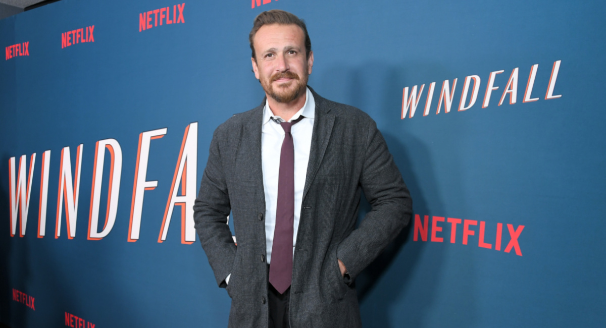 Jason Segel on red carpet
