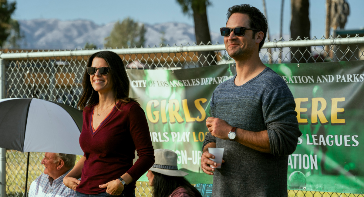 Neve Campbell and Manuel Garcia-Rulfo
