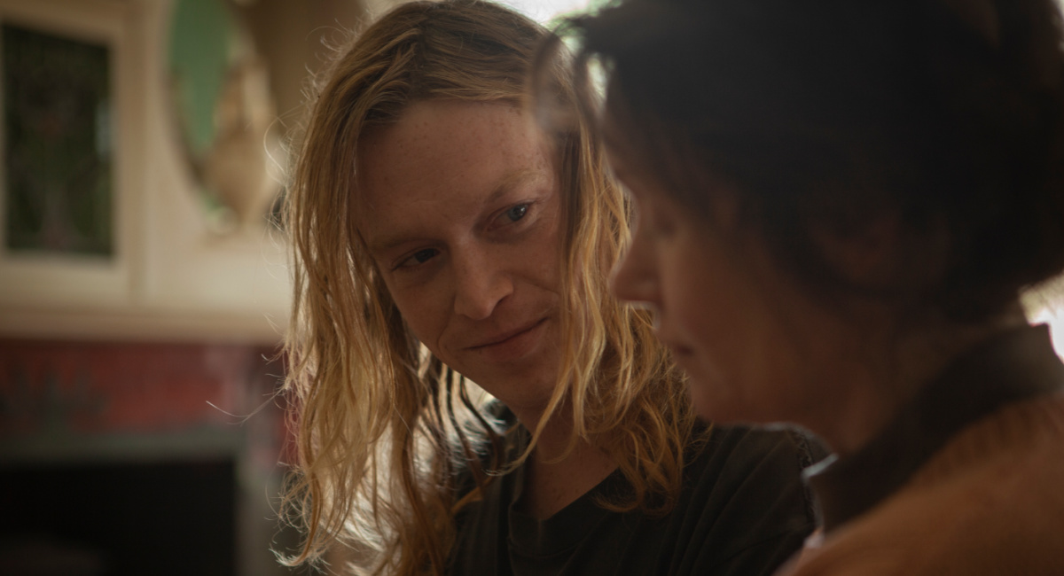 Caleb Landry Jones and Essie Davis