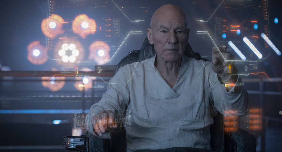 Sir Patrick Stewart as Jean-Luc Picard of the Paramount+ series 'Star Trek: Picard.'
