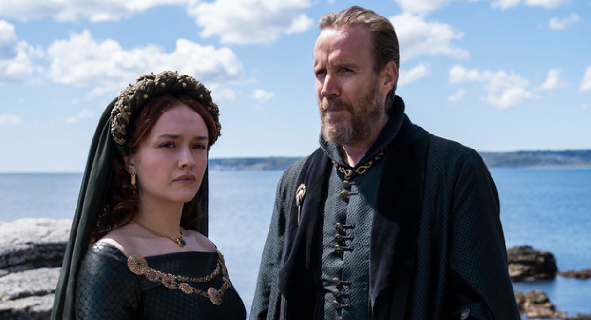 Olivia Cooke and Rhys Ifans