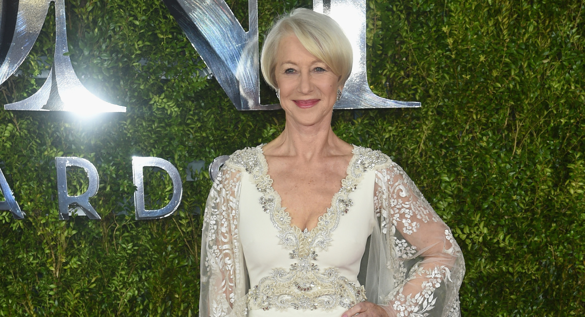 Helen Mirren at the 2015 Tony Awards