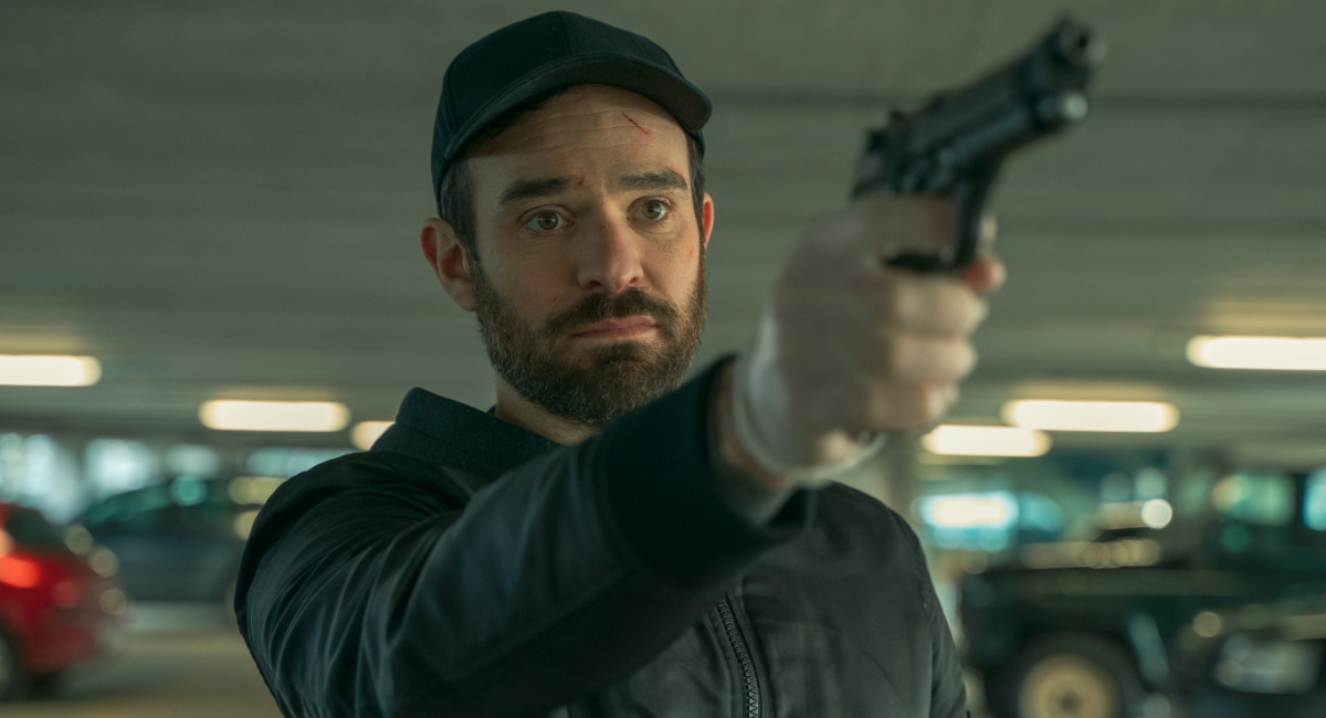 Charlie Cox as Michael Kinsella in 'Kin' Season 1.