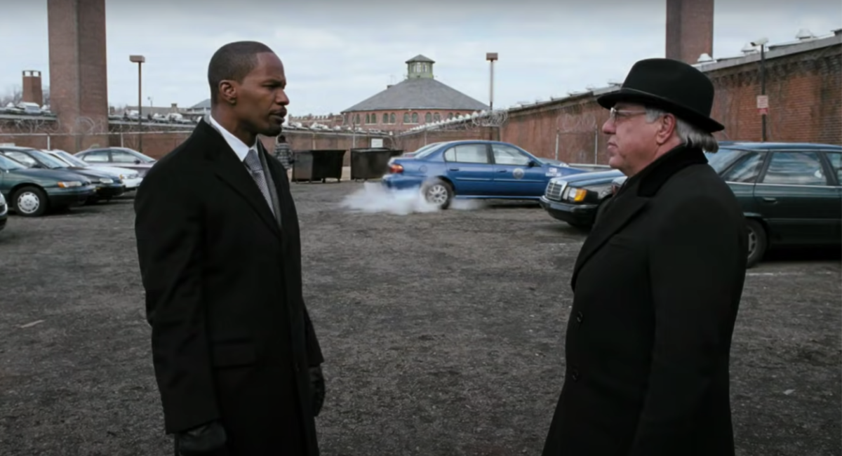 Jamie Foxx and Brice McGill in 2009's 'Law Abiding Citizen.'