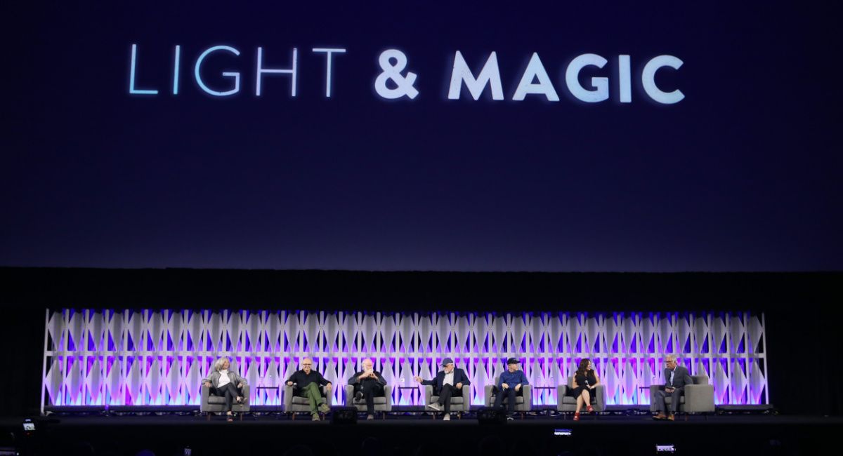 Rose Duignan, Dennis Muren, Phil Tippett, Joe Johnston, Ron Howard, and Lynwen Brennan