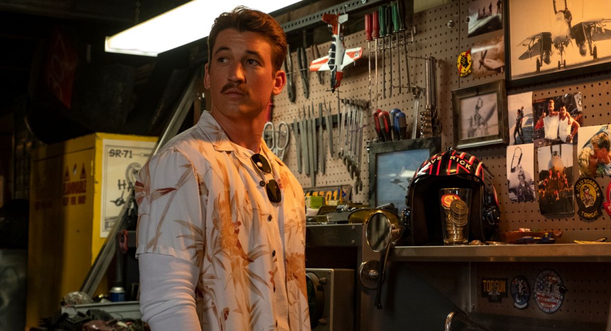 Miles Teller plays Lt. Bradley "Rooster" Bradshaw in 'Top Gun: Maverick'