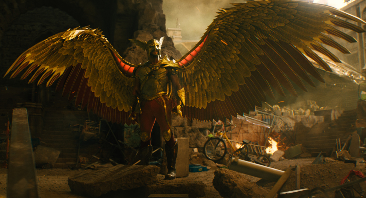 Aldis Hodge as Hawkman in New Line Cinema’s action adventure 'Black Adam.'